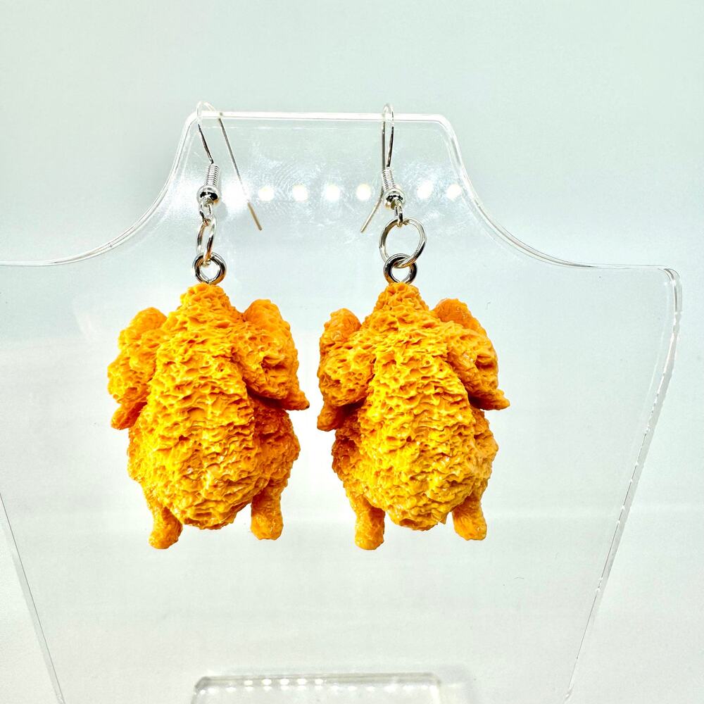 Turkey Earrings - Thanksgiving Earrings - Holiday Earrings - Bird Earrings